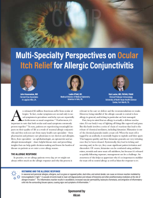 Multi-Specialty Perspectives on Ocular Itch Relief for Allergic Conjunctivitis