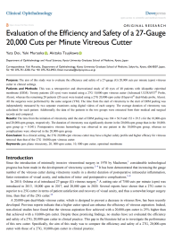 HYPERVIT Provides Time Efficiency When Compared to ADVANCED ULTRAVIT With Similar Safety