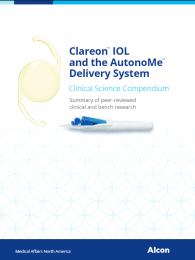 Clareon™ IOL and the AutonoMe™ Delivery System