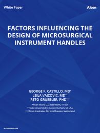 Factors Influencing The Design Of Microsurgical Instrument Handles