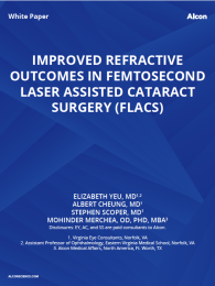 Improved Refractive Outcomes In Femtosecond Laser Assisted Cataract Surgery (FLACS)