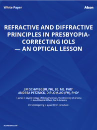 Refractive And Diffractive Principles In Presbyopia-Correcting IOLs — An Optical Lesson