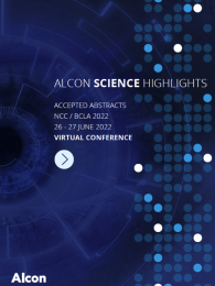 NCC/BCLA 2022 Alcon Science Highlights Abstract Book