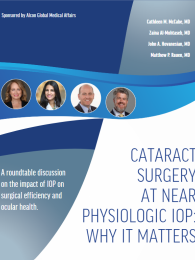 CATARACT SURGERY AT NEAR PHYSIOLOGIC IOP: WHY IT MATTERS