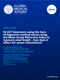 SS-OCT biometers using the Sum- of-Segments method versus using the Mean Group Refractive Index to measure axial length – how does it affect IOL power calculations?