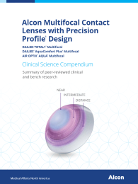Alcon Multifocal Contact Lenses with Precision Profile® Design