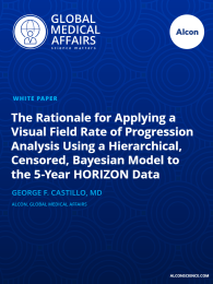 The Rationale for Applying a Visual Field Rate of Progression Analysis Using a Hierarchical, Censored, Bayesian Model to the 5-Year HORIZON Data