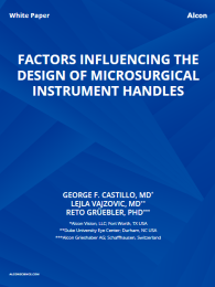 Factors Influencing The Design Of Microsurgical Instrument Handles