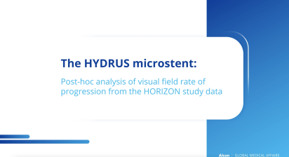 Post-hoc Analysis of Visual Field Rate of Progression from the HORIZON study data