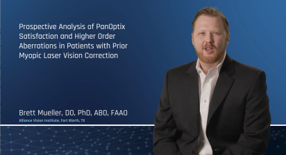 Prospective Analysis of Panoptix Satisfaction and Higher Order Aberrations in Patients with Prior Myopic Laser Vision Correction