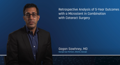 Retrospective Analysis of 5-Year Outcomes with a Microstent in Combination with Cataract Surgery